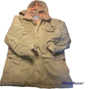 Vintage members only green parka size large
